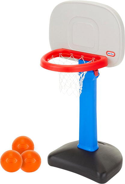 Little Tikes Easy Score Basketball Set, Blue, 3 Balls - Amazon Exclusive, 23.75 x 22 x 61 inches