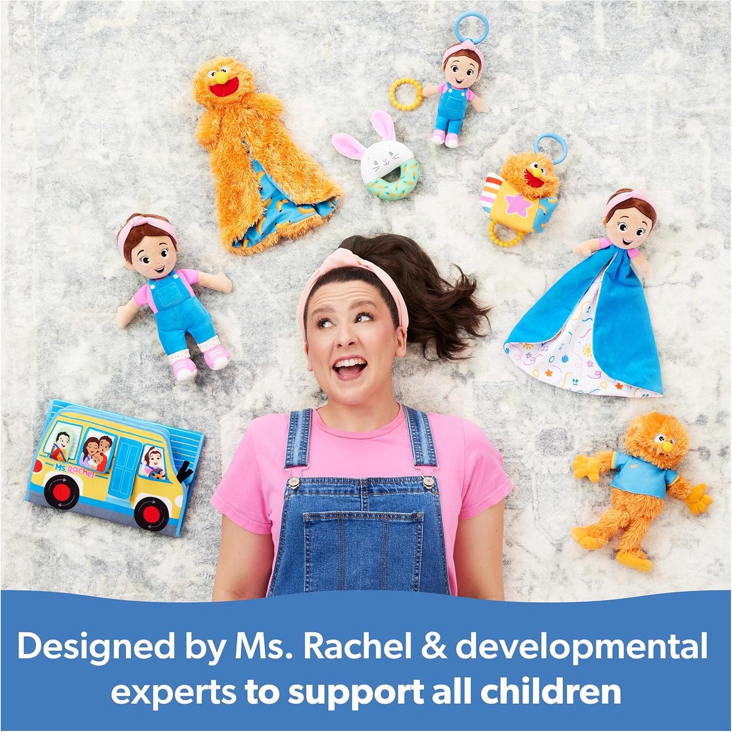 Ms. Rachel Official Surprise Learning Box, Educational Toys with Stuffed Animals, Sensory Toys & Activities for Babies, Toddler Toys for Girls & Boys Ages 0-2+