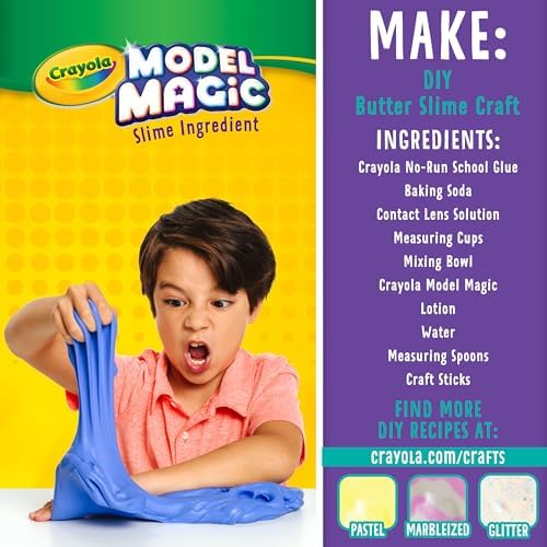 Crayola Model Magic Deluxe Variety Pack (14 Packs), Kids Air Dry Clay, Modeling Clay Alternative, Stocking Stuffers, Craft Supplies, 7oz