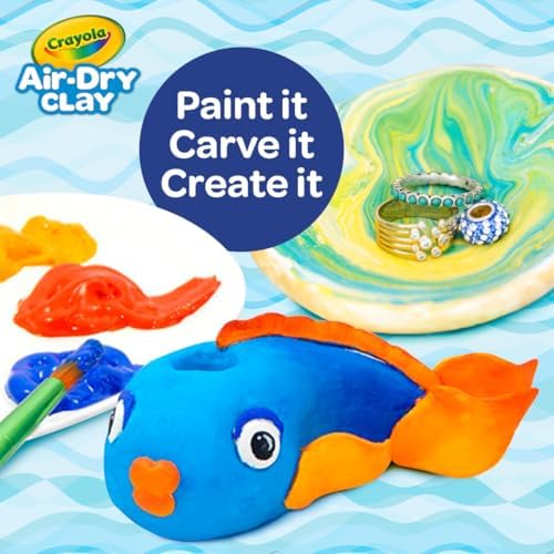 Crayola Air Dry Clay (5lbs), Natural White Modeling Clay for Kids, Sculpting Material, Bulk Craft Supplies for School Classrooms [Amazon Exclusive]